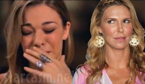 LeAnn Rimes som gråter Brandi Glanville rullar ögonen